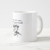 I Yam What I Yam Sweet Potato Thanksgiving Sloth ジャンボコーヒーマグカップ (正面右)