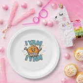 I Yam What I Yam Thanksgiving Cozy Vibe ペーパープレート (パーティー)