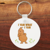 I Yam What I Yam Trendy Simple Mood キーホルダー (正面)