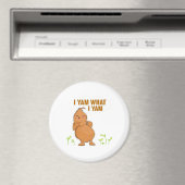 I Yam What I Yam Trendy Simple Mood マグネット (インサイチュ (食洗機))