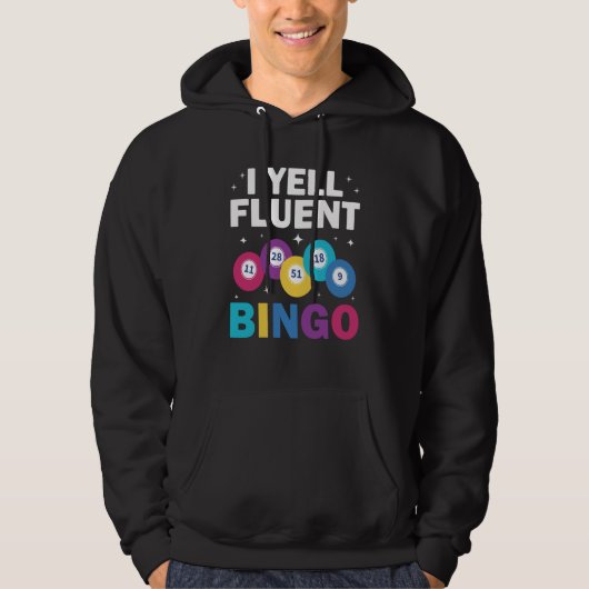 I yell fluent Bingo Player パーカ (正面)