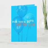 I You 得 a Car 16th誕生日カード カード (正面)