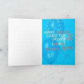 I You 得 a Car 16th誕生日カード カード (内部)