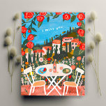 I You Country 恋しく思 Side Lunch for Two w Views Art ポストカード<br><div class="desc">上カスタマイズの「パーソナライズ」または「編集」で自分の文字を前面まクリックたは背面に追加して、このカード。私の店の色やデザインをチェックするか、何かもしのが欲しいかを教えカスタムなさい。感謝していショッピングだ！</div>
