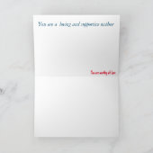 iA母のグリーティングカードカード カード (内部)