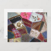 IA-Ill。キルトグループ,英語ギャラリー,列車のデポ ポストカード (正面/裏面)