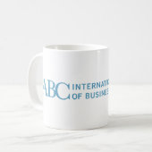 IABCのロゴのマグ コーヒーマグカップ (正面左)