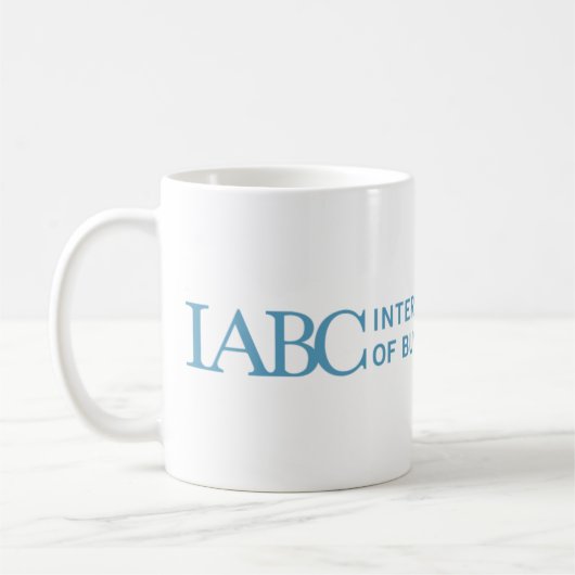 IABCのロゴのマグ コーヒーマグカップ (左)