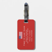 IACE -米国の荷物のラベル ラゲッジタグ (裏面縦)