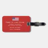 IACE -米国の荷物のラベル ラゲッジタグ (裏面横)