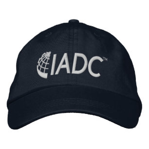 IADCの野球帽(海軍) 刺繍入りキャップ