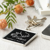 iAdjustのカイロプラクティックパーソナライズなKeychain キーホルダー (側面)