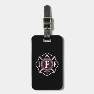 IAFF /消防士マルチーズクロス荷物タグ ラゲッジタグ