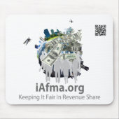 iAfma.org – マウスパッド (正面)