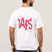 IAFSのTシャツのロゴ Tシャツ (裏面)