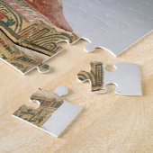 Iahmes (色彩の鮮やかな木)のOsirisの小像 ジグソーパズル (側面)