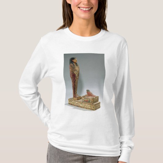 Iahmes (色彩の鮮やかな木)のOsirisの小像 Tシャツ (正面)