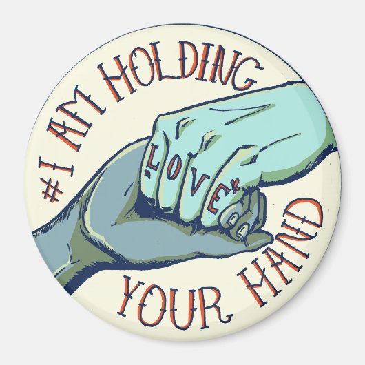 IAHYHマグネット(v.2)by Teylor Smirl マグネット (正面)