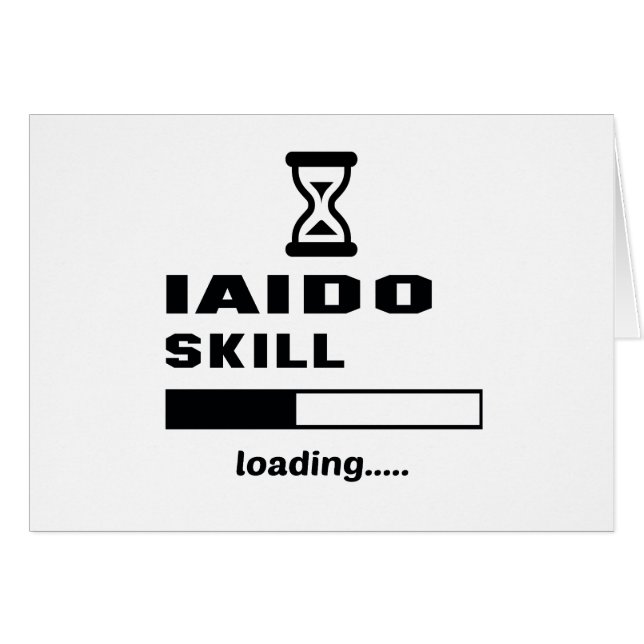 Iaidoの技術のローディング...... (正面横)
