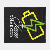 Iamが請求 – 電気前向きビーブスブランケット フリースブランケット (正面(横))