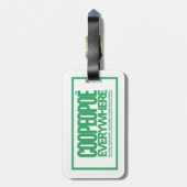 IAMトラベルラベルの荷物クールタグ ラゲッジタグ (裏面縦)