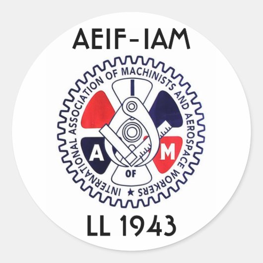 iamロゴ、AEIF-IAM、LL 1943 ラウンドシール (正面)