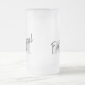 IAM忠実なマグカップ フロストグラスビールジョッキ (中央)