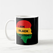 Iam Black History, Black History Month,プライド コーヒーマグカップ (左)