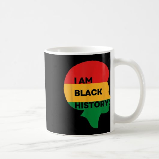 Iam Black History, Black History Month,プライド コーヒーマグカップ (右)