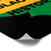 Iam Black History, Black History Month,プライド ポスター (角)