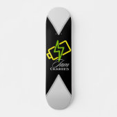Iam Charged - 前向き Electric Vibes Skate Board スケートボード (正面)