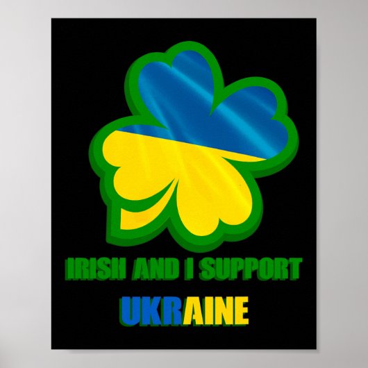 Iam Irish And I Support Ukraine  ポスター (正面)