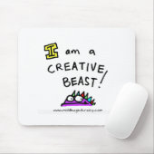 iamabeast マウスパッド (マウス)
