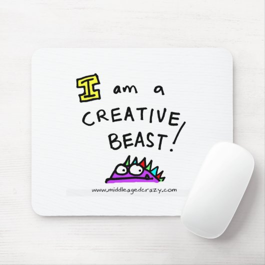 iamabeast マウスパッド (マウス)