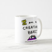 iamabeast、iamabeast_logo コーヒーマグカップ (正面右)