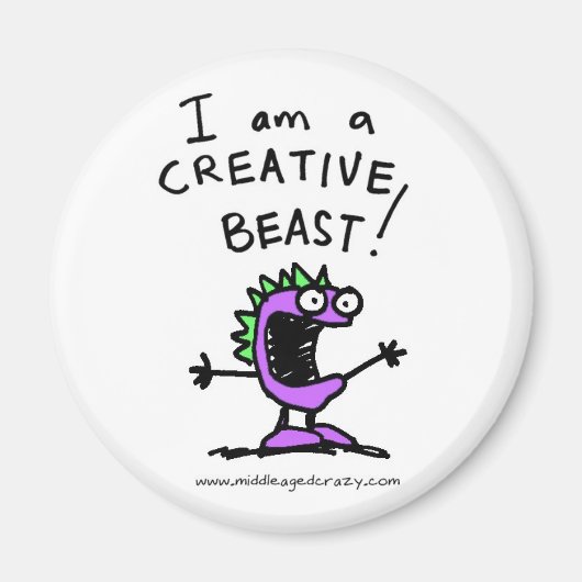 iamabeast_logo マグネット (正面)