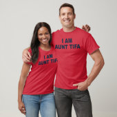 IAmAuntTifa クリエイティブで面白いギフト Tシャツ (ユニセックス)