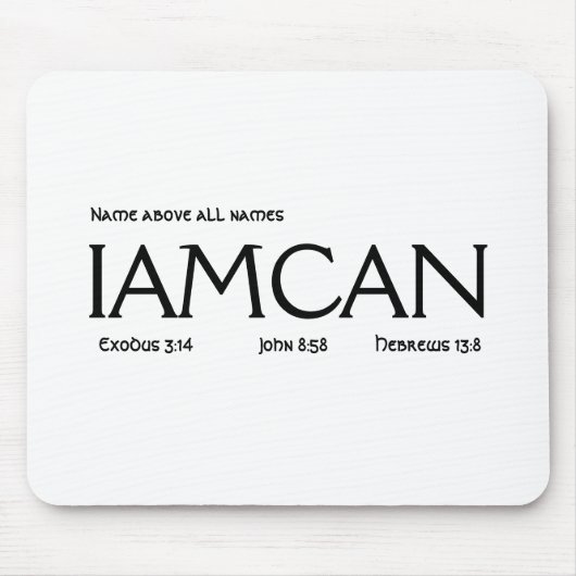 IAMCAN マウスパッド (正面)