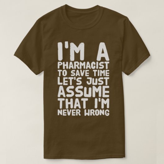 Iamp39m薬学学生I Have No Life pharmacy Tシャツ (デザイン正面)