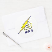 IAN 8 ラウンドシール (封筒)