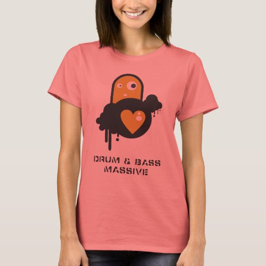 Ian DiedericksによるDrum N Bass Massive Tシャツ (正面)