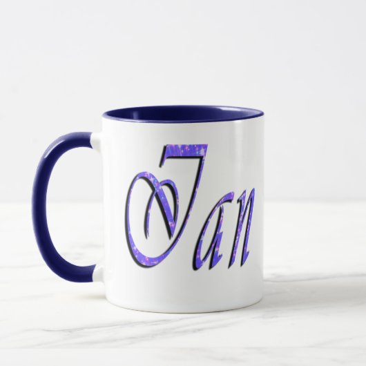 Ian、Name、Logo、Blue Ringer Combo Coffee Mug マグカップ (左)