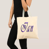Ian、Name、Logo、Kindy Library Tote Bag トートバッグ (正面(商品))