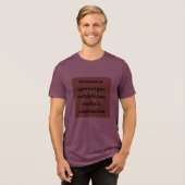 "IAOミニマリスト・モノグラム" トライブレンドTシャツ (正面全面)