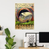 @Iaowichris irkafirkaプリント ポスター (ホームオフィス)