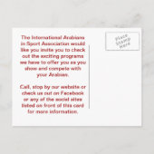 IASAの郵便はがき インビテーションポストカード (裏面)