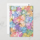 Ibadan Nigeria City Map ポストカード (正面/裏面)