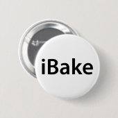 iBakeのTシャツ 缶バッジ (正面&裏面)
