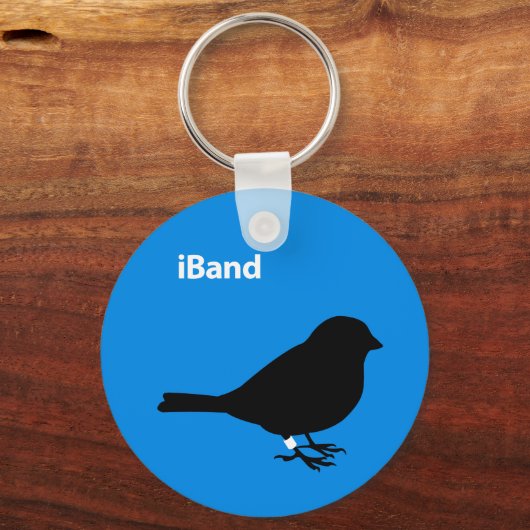 iBand青 キーホルダー (正面)