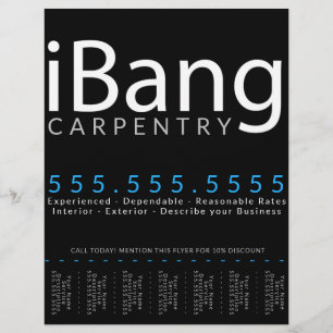 iBang。大工屋上リニューアルシート広告 チラシ